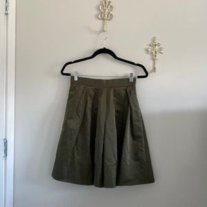 Green skirt